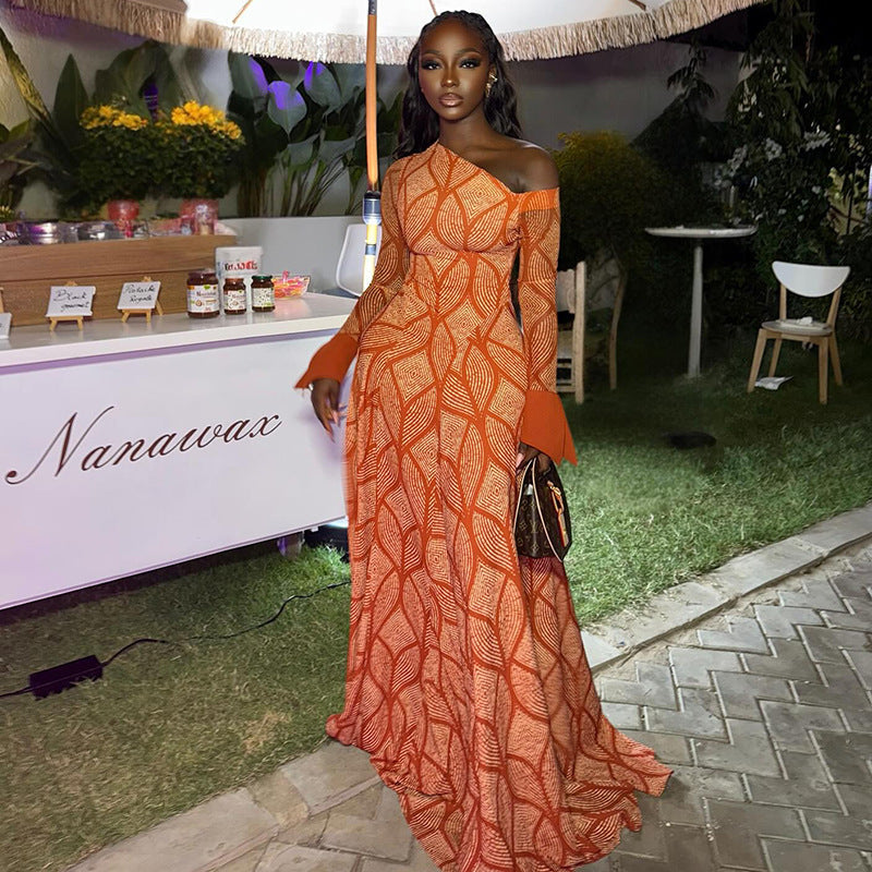The Everyday Elegance One-Shoulder Maxi Dress