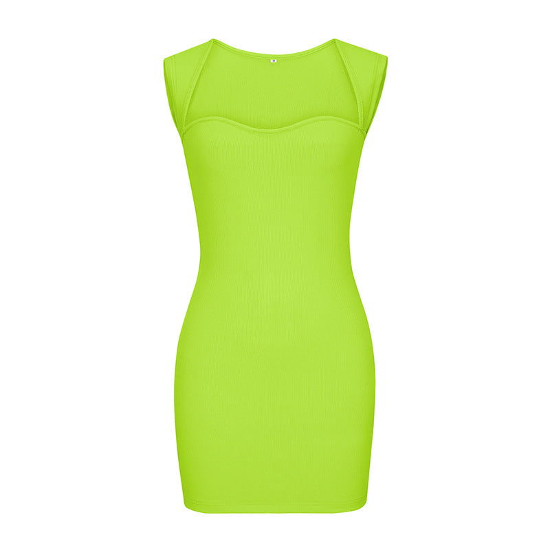 The Nightclub Ribbed Knit Bodycon Dress