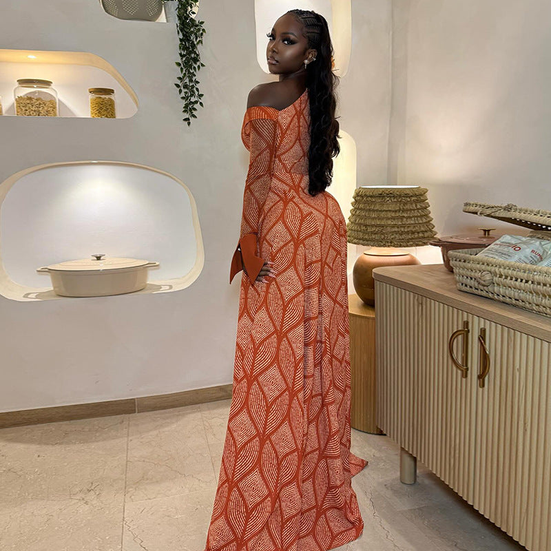 The Everyday Elegance One-Shoulder Maxi Dress
