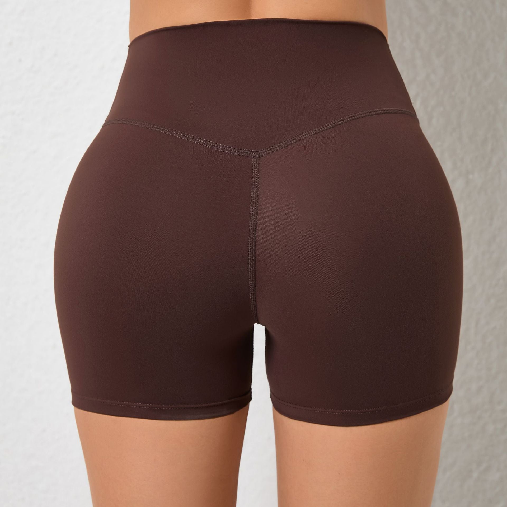 Seamless High-Waist Scrunch-Back Biker Shorts