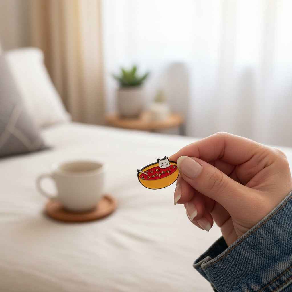 Catitude Club Enamel Pin Set – 5 Pieces