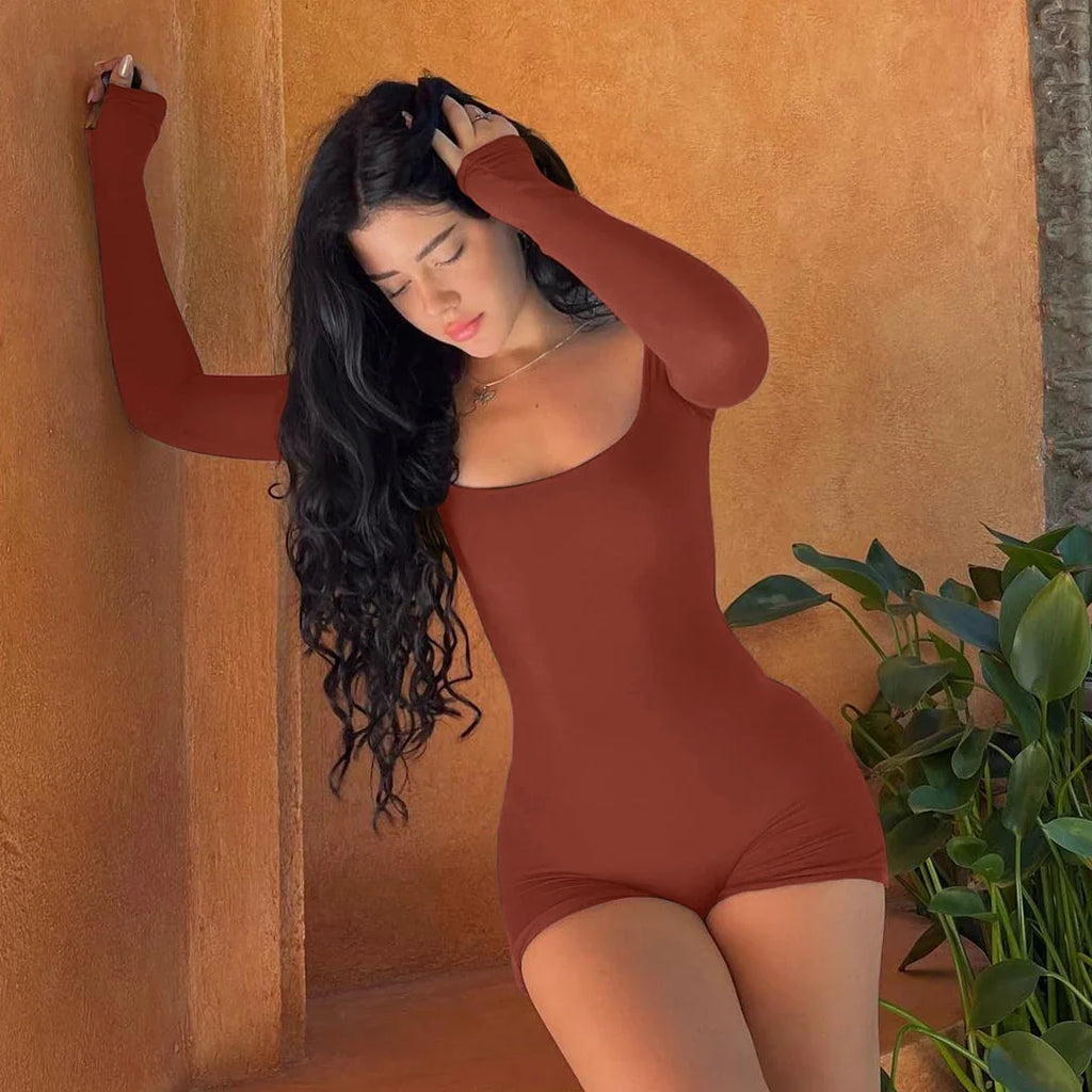 Hugcitar Afterhours Lace-Up Romper