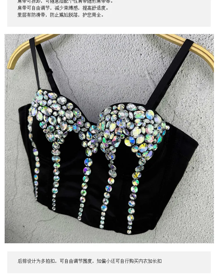 The Crystal Entrance Rhinestone Bustier