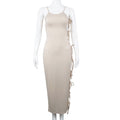 The Barely Tied Side-Cutout Maxi Dress