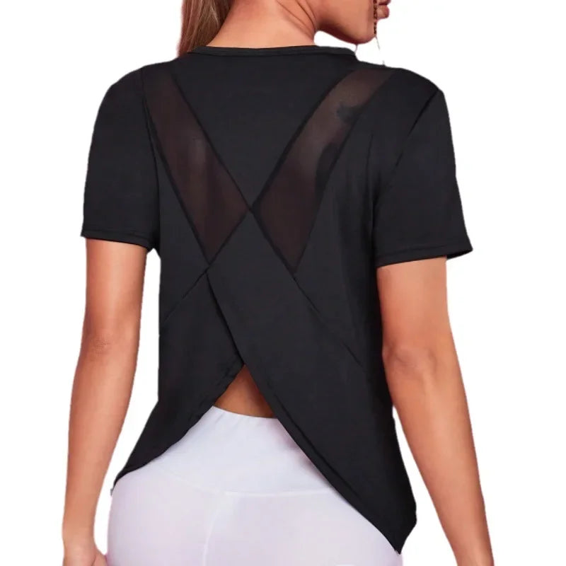 The Studio Breeze Mesh-Back Workout Tee