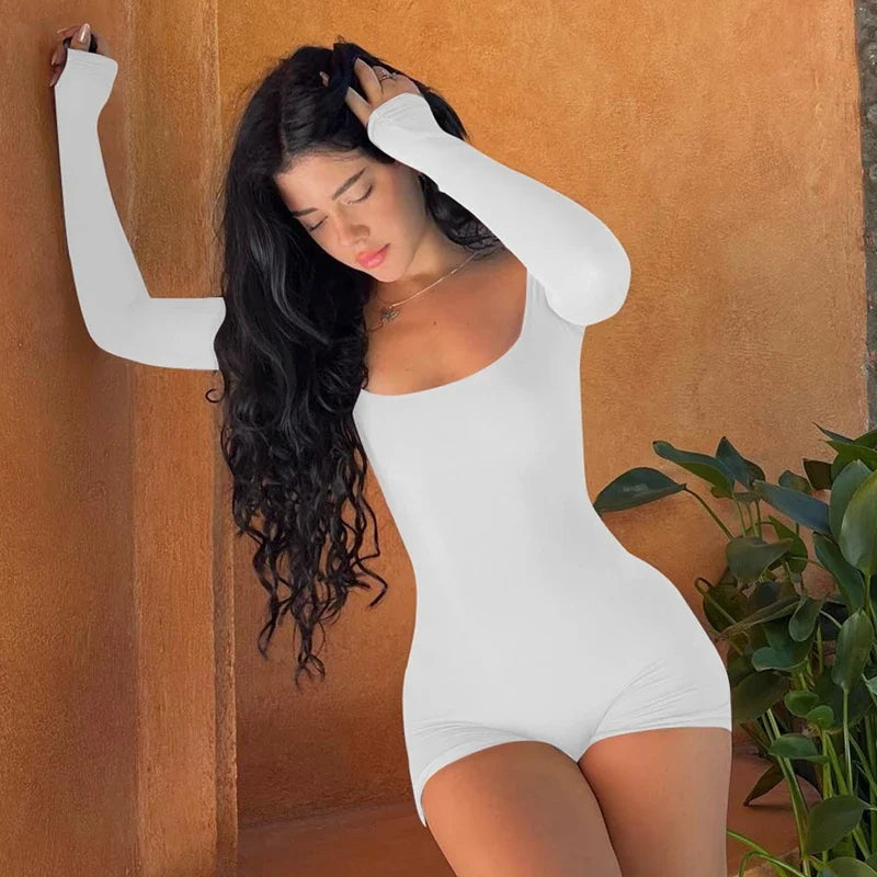 Hugcitar Afterhours Lace-Up Romper