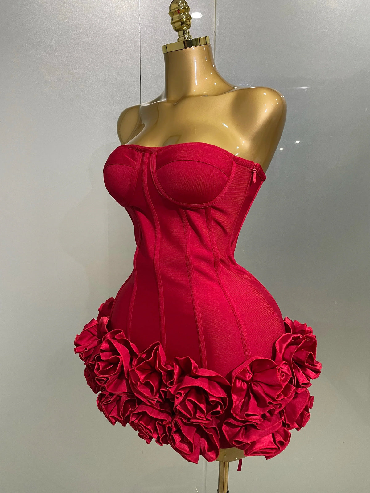 The Celebrity Bandage Strapless Mini Dress
