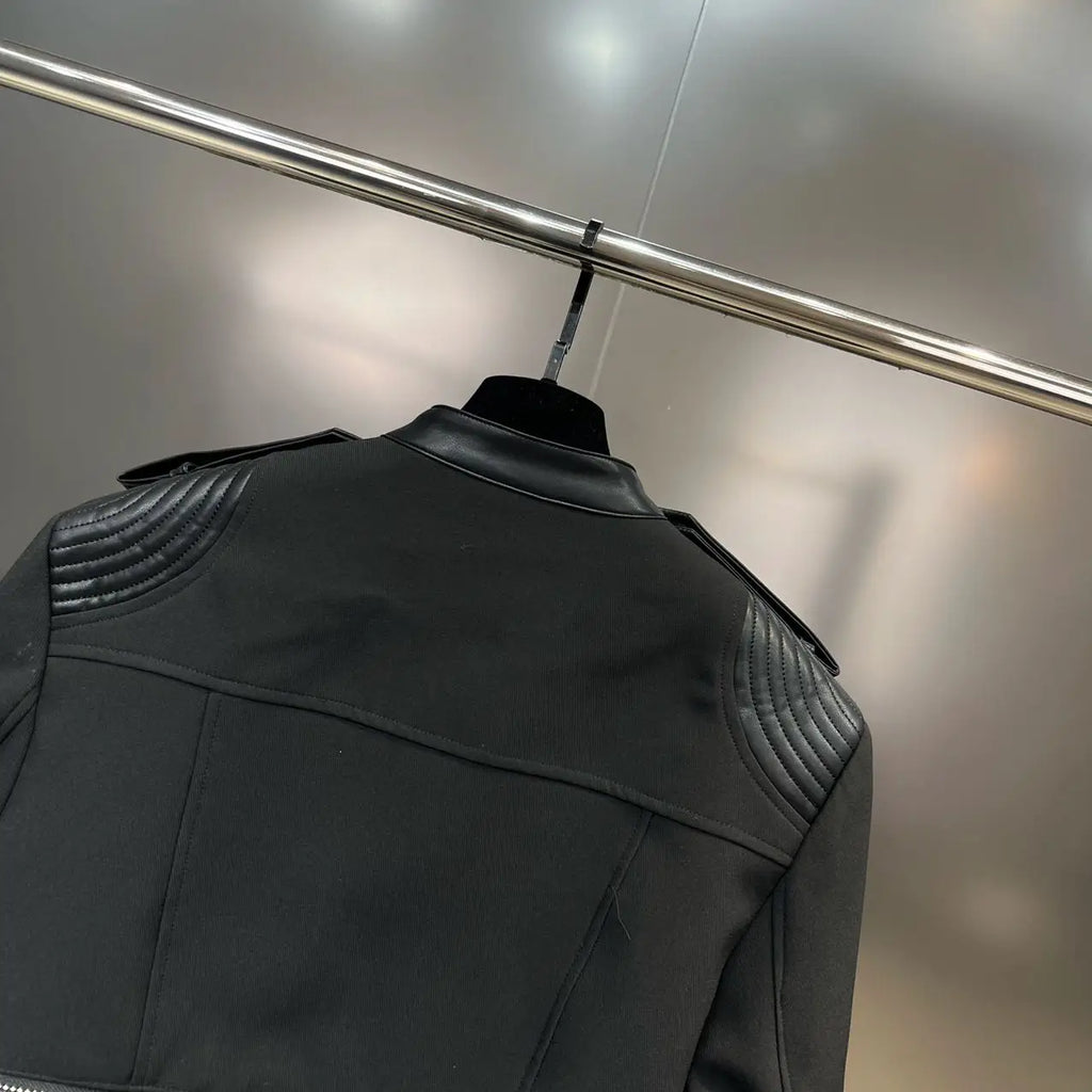 The Downtown Edge Moto Jacket & Cargo Skirt Separates