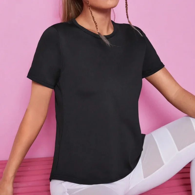 The Studio Breeze Mesh-Back Workout Tee