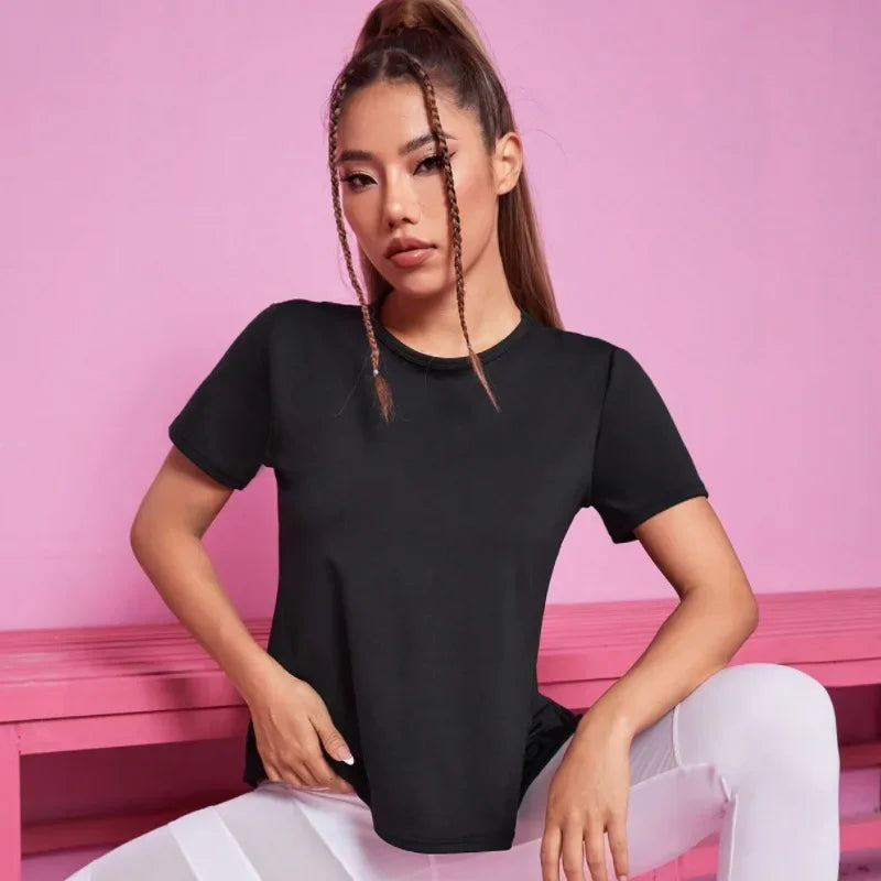 The Studio Breeze Mesh-Back Workout Tee