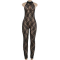 The Nightclub Siren Lace Mesh Jumpsuit