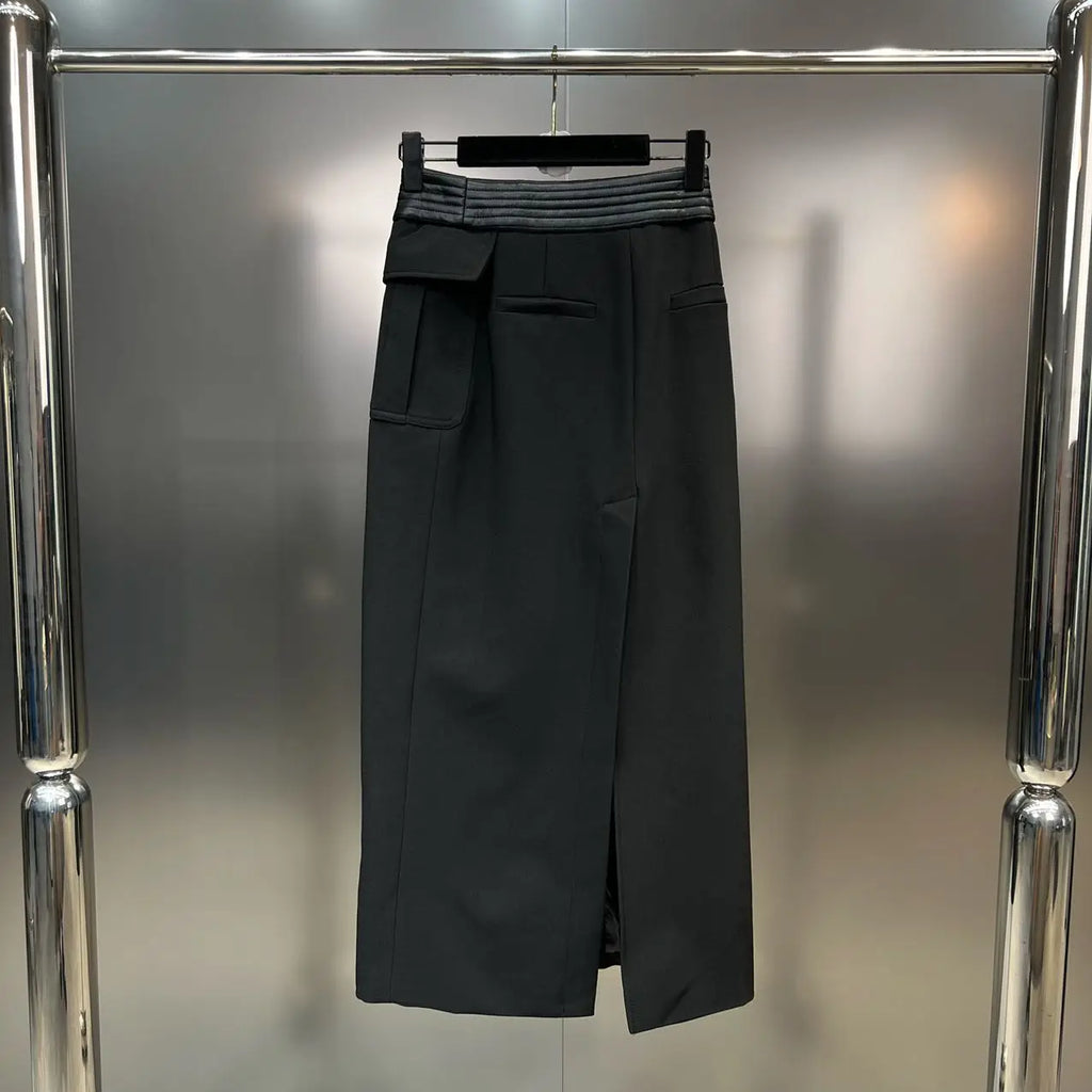The Downtown Edge Moto Jacket & Cargo Skirt Separates