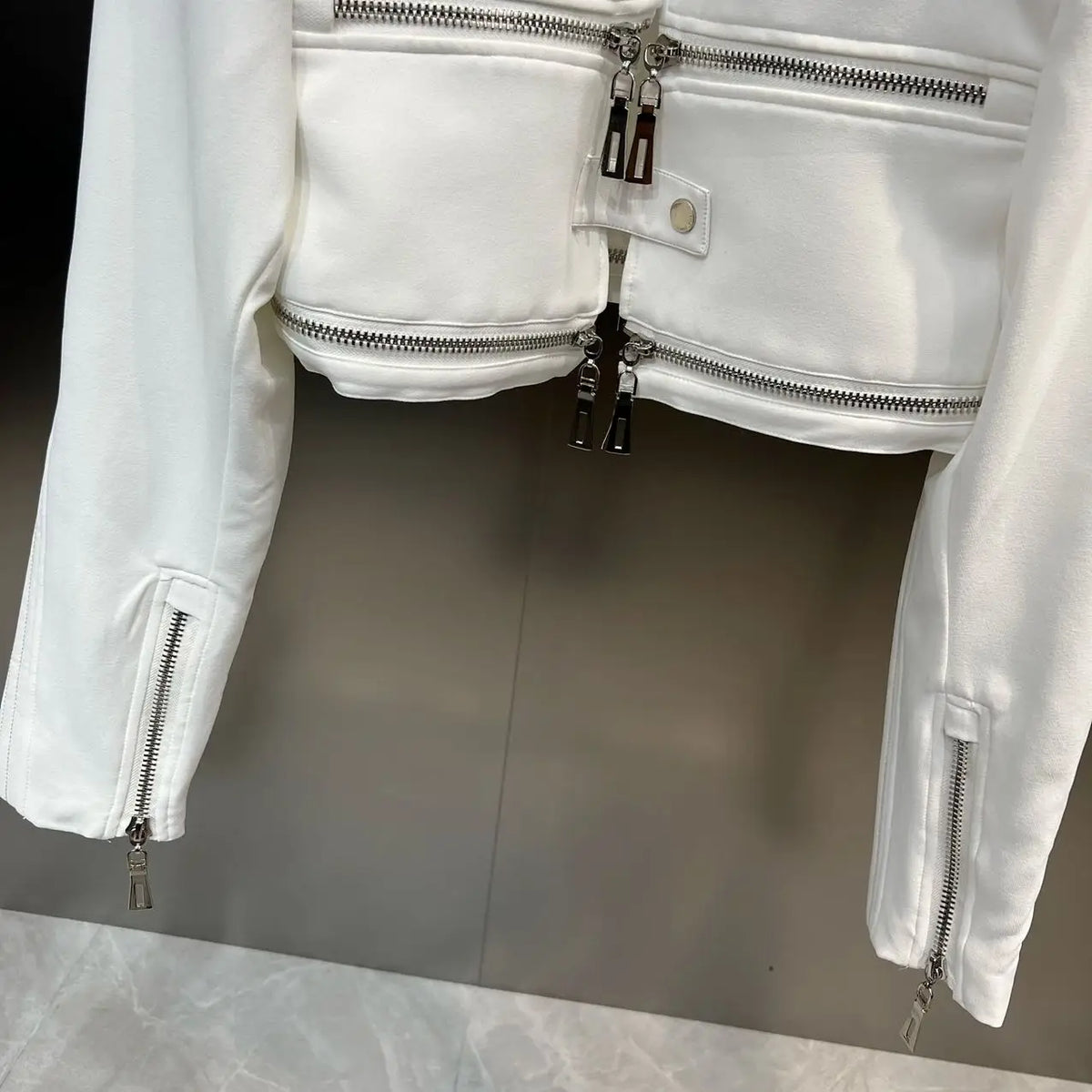 The Downtown Edge Moto Jacket & Cargo Skirt Separates