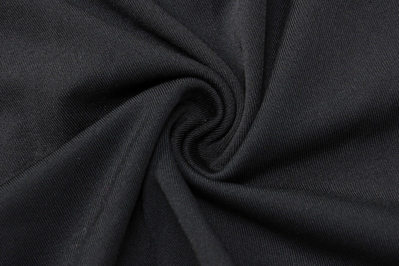The Noir Illusion Mesh Mini Dress