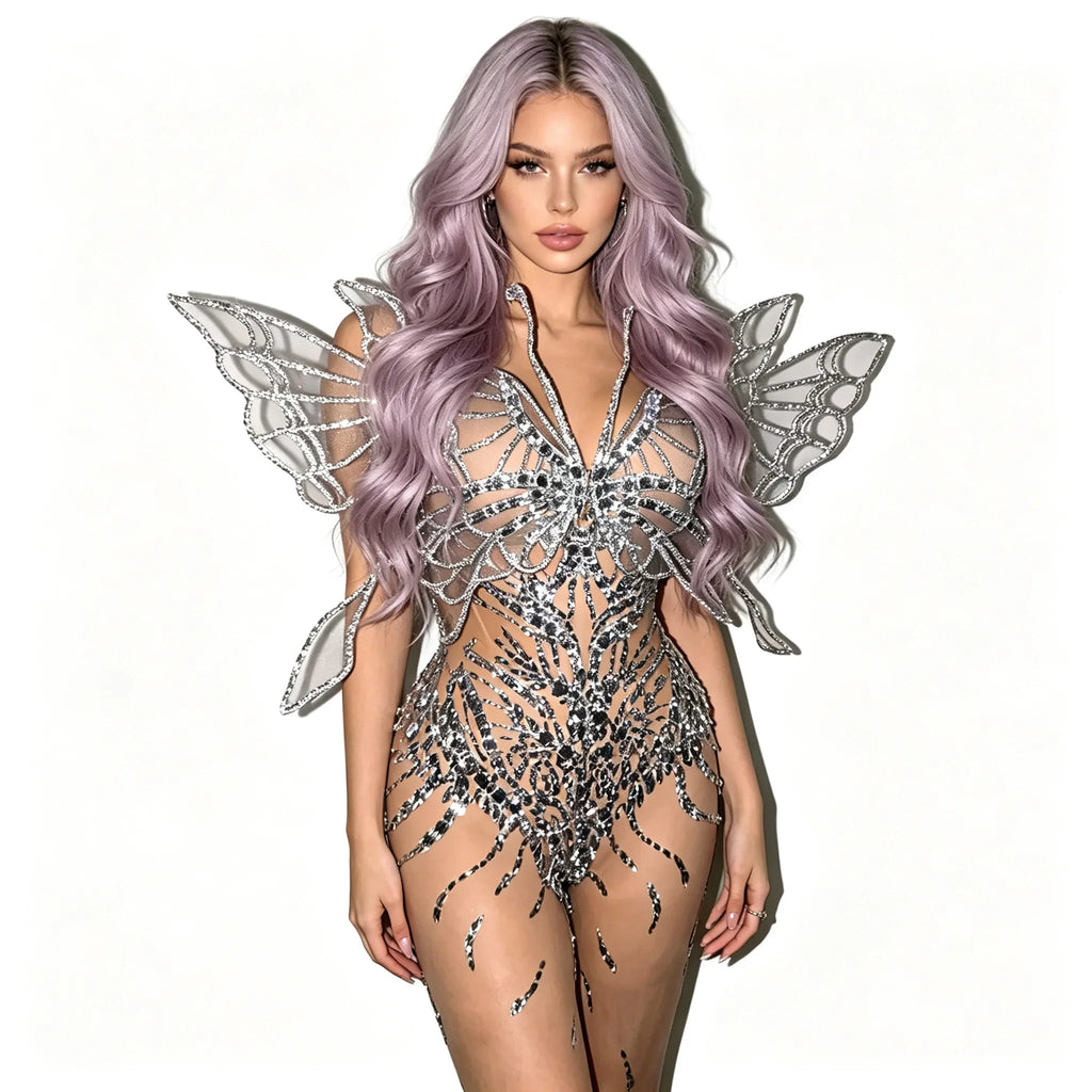 The Crystal Butterfly Mesh Costume Collection