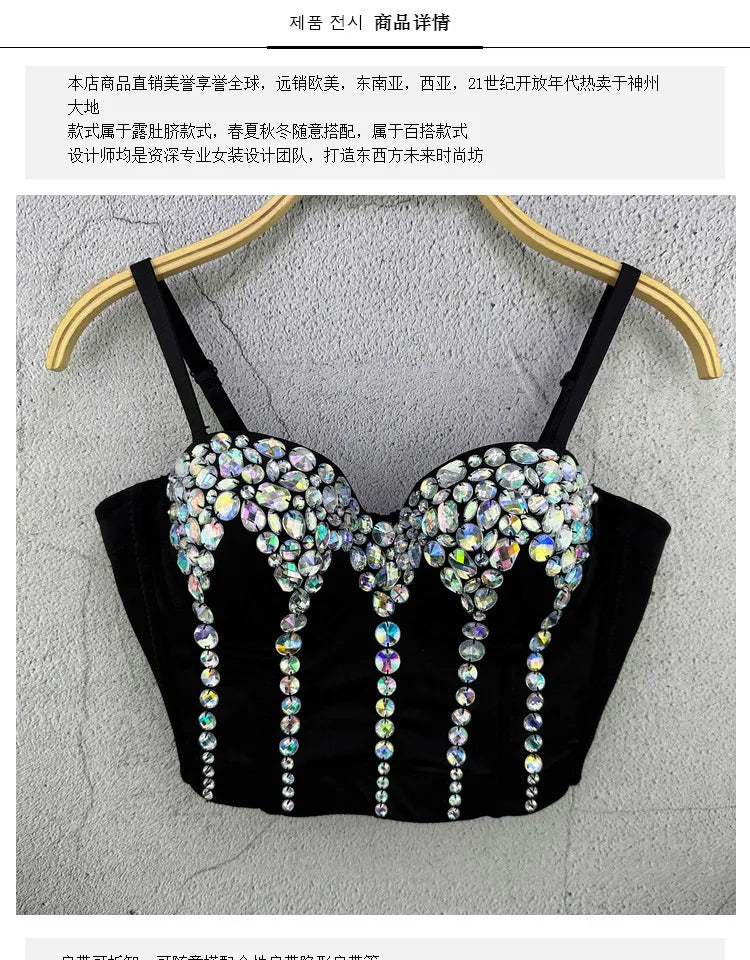 The Crystal Entrance Rhinestone Bustier