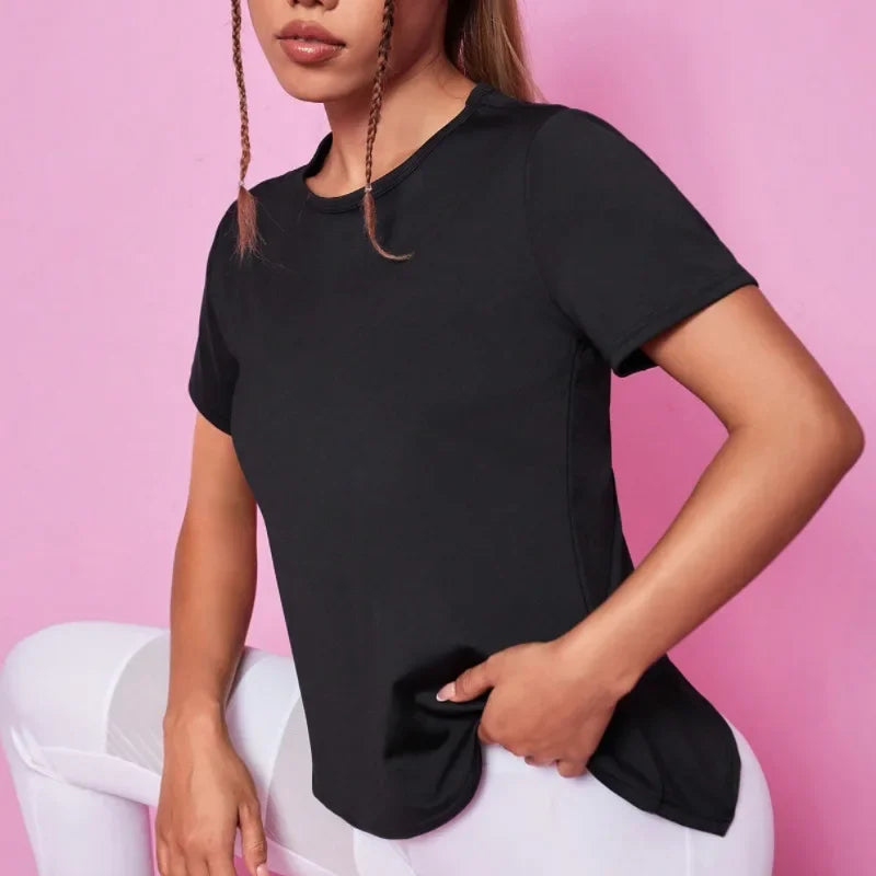 The Studio Breeze Mesh-Back Workout Tee