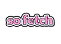 So Fetch Pink Enamel Pin