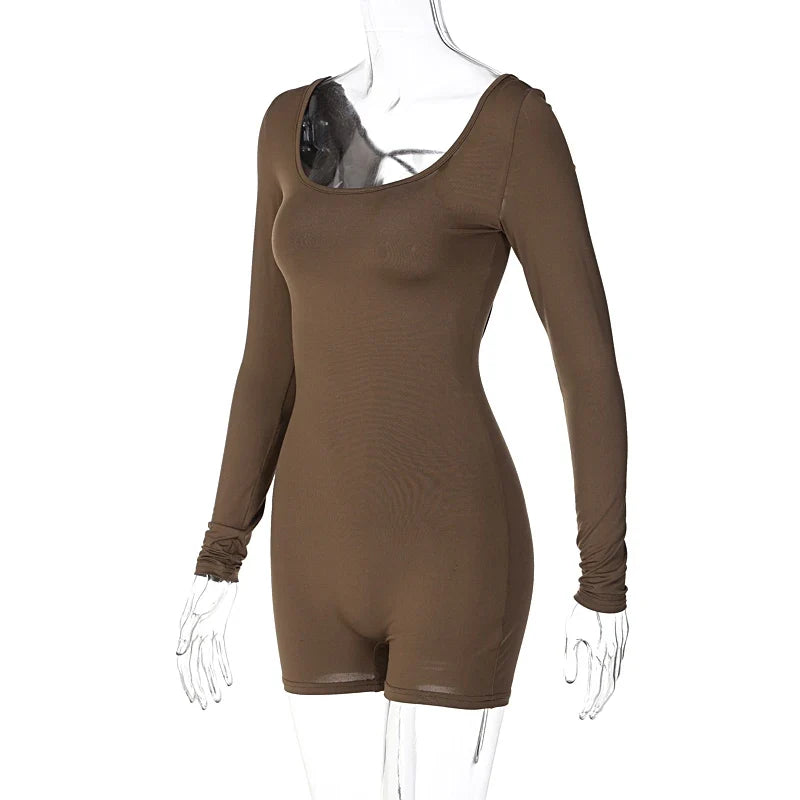 Hugcitar Afterhours Lace-Up Romper