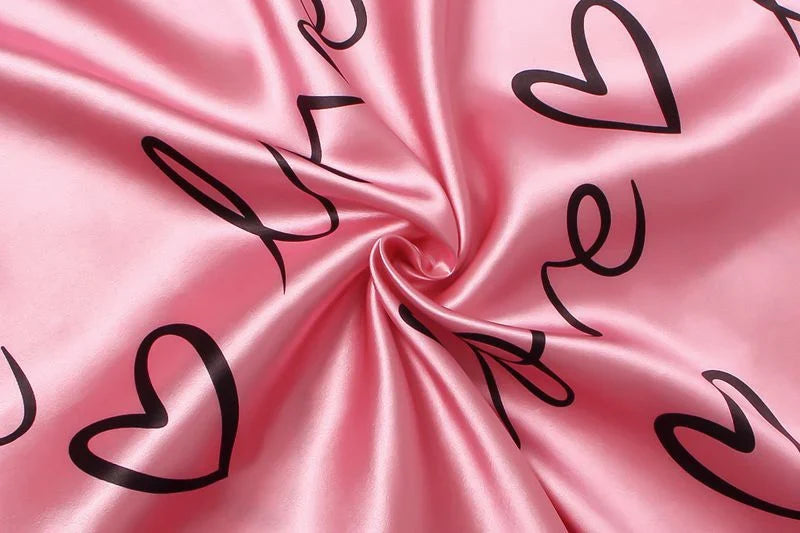 The Love Notes Satin Cami Pajama Set
