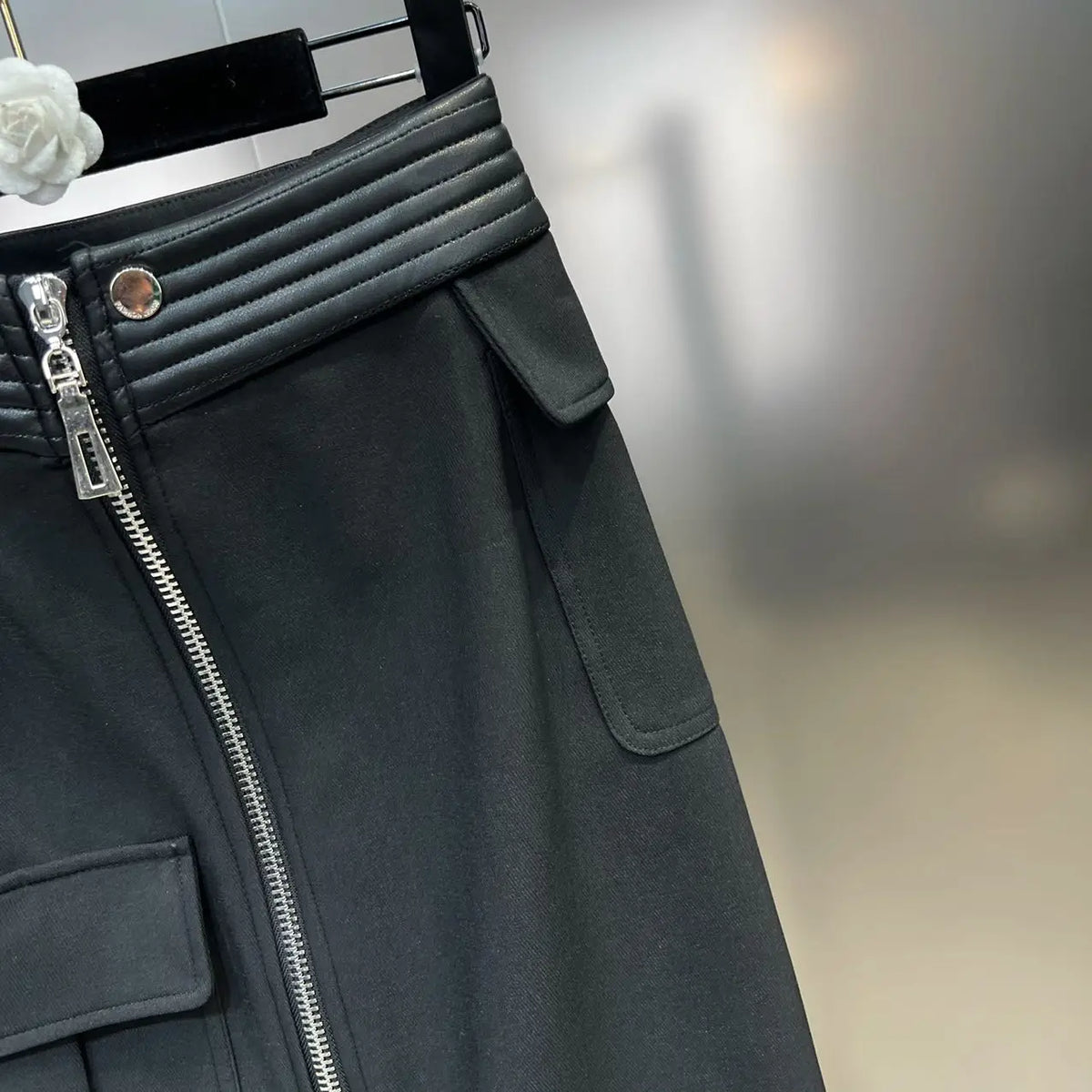 The Downtown Edge Moto Jacket & Cargo Skirt Separates