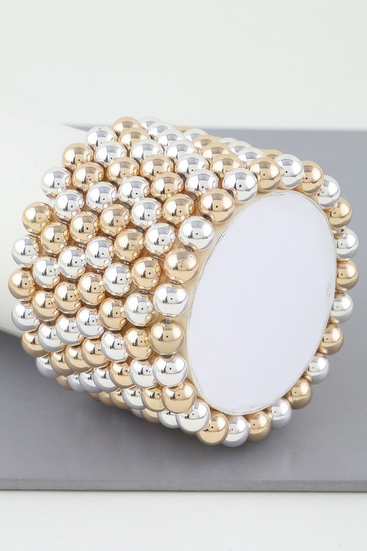 The Multi-Beaded Cuff Bracelet