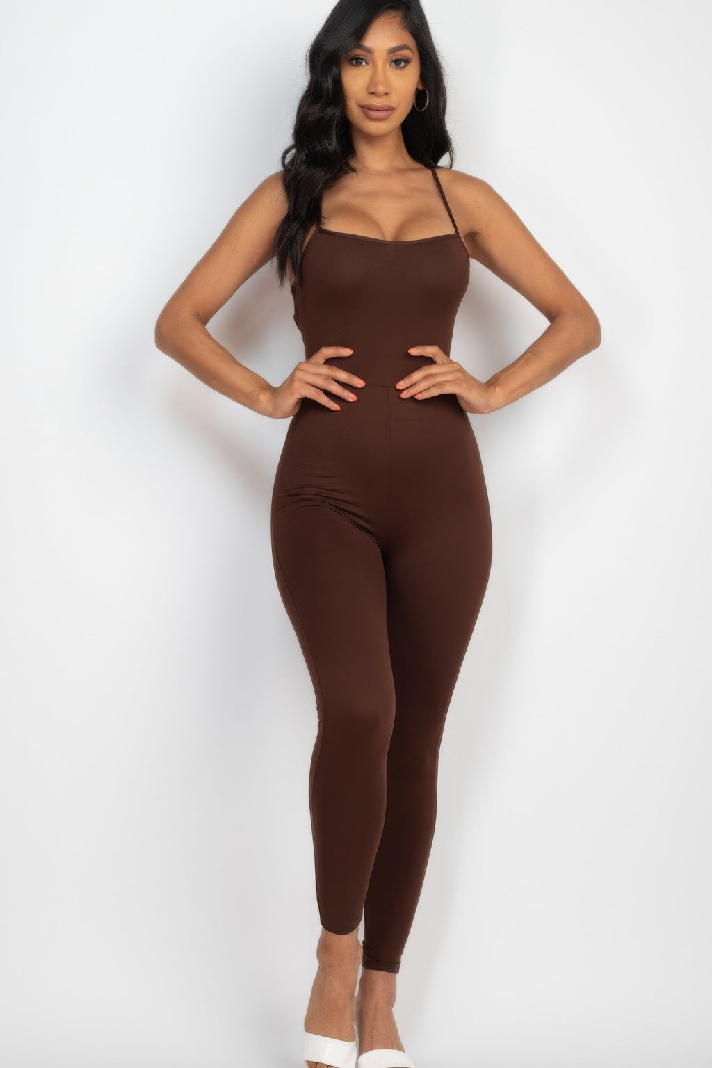 The Midnight Rendezvous Lace-Up Jumpsuit