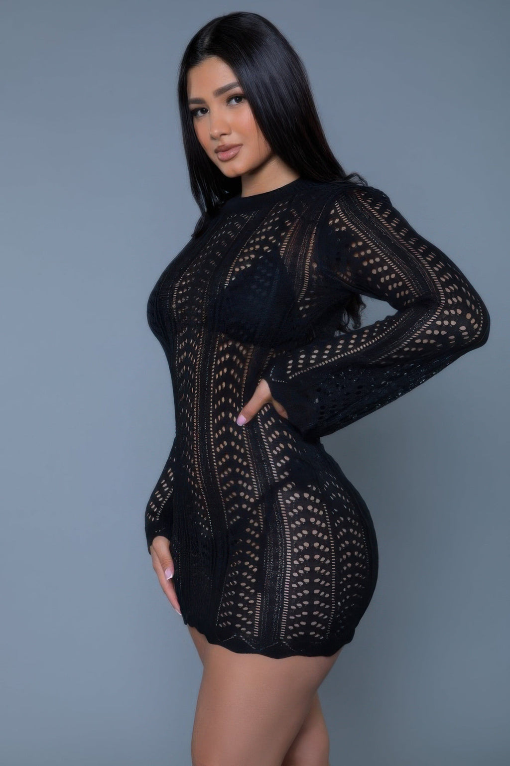 The Kinsley Crochet Mini Swimsuit Coverup