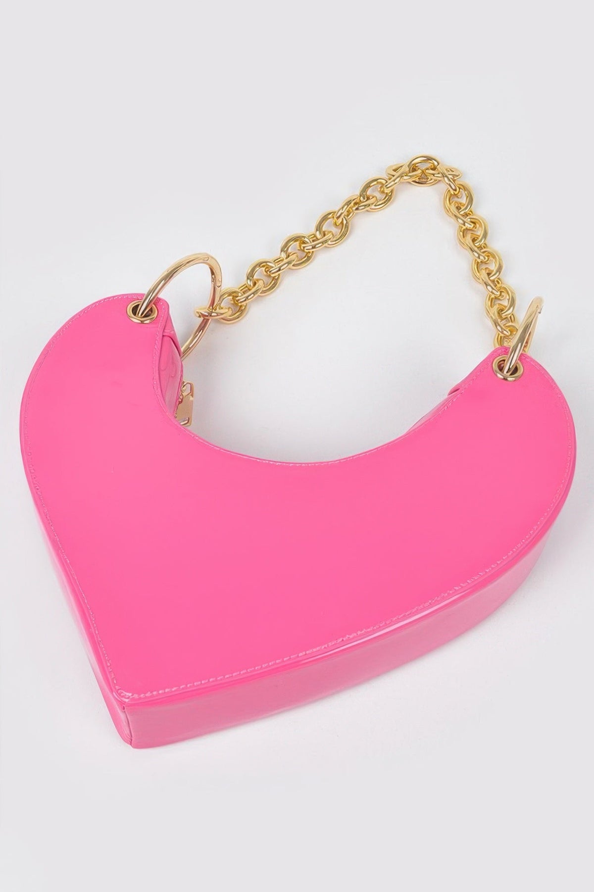 The Oversized Heart Handle Clutch