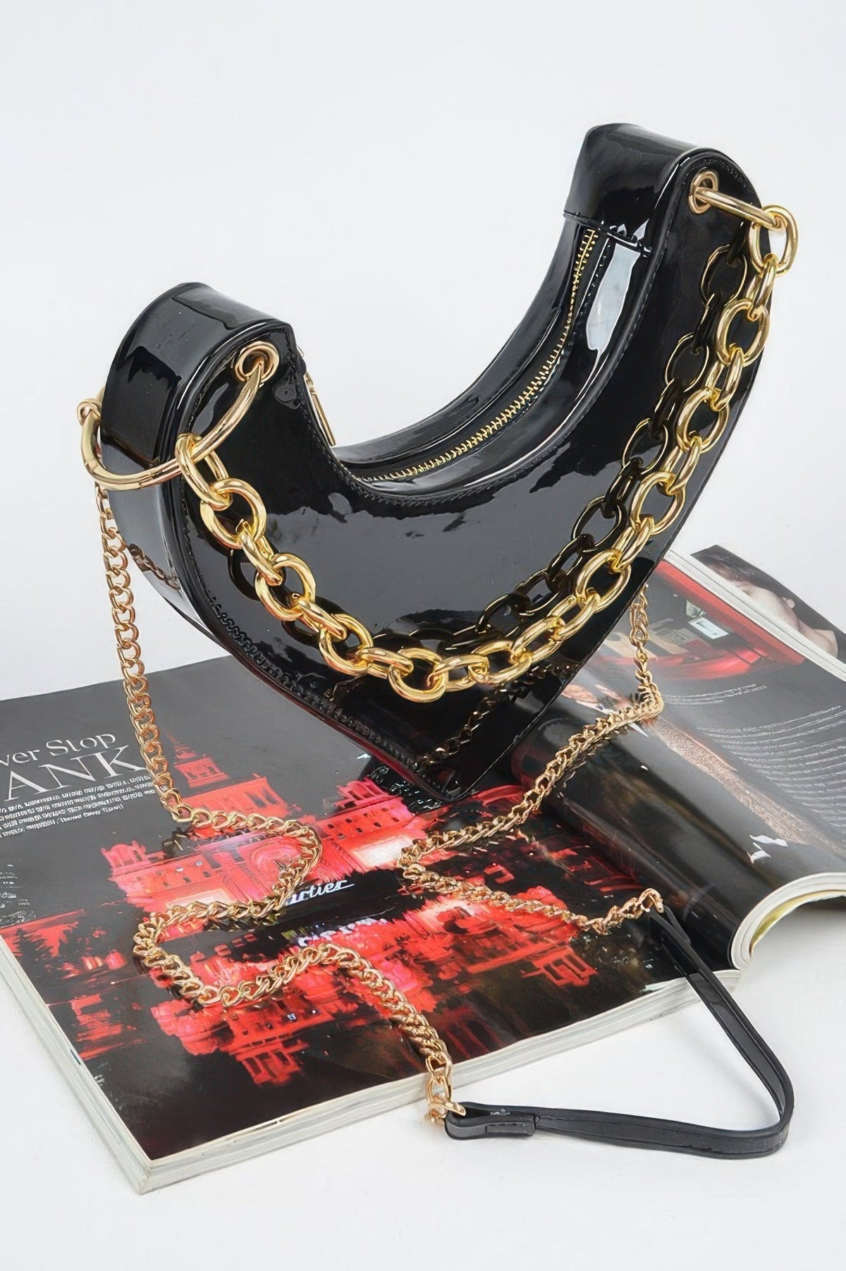 The Oversized Heart Handle Clutch