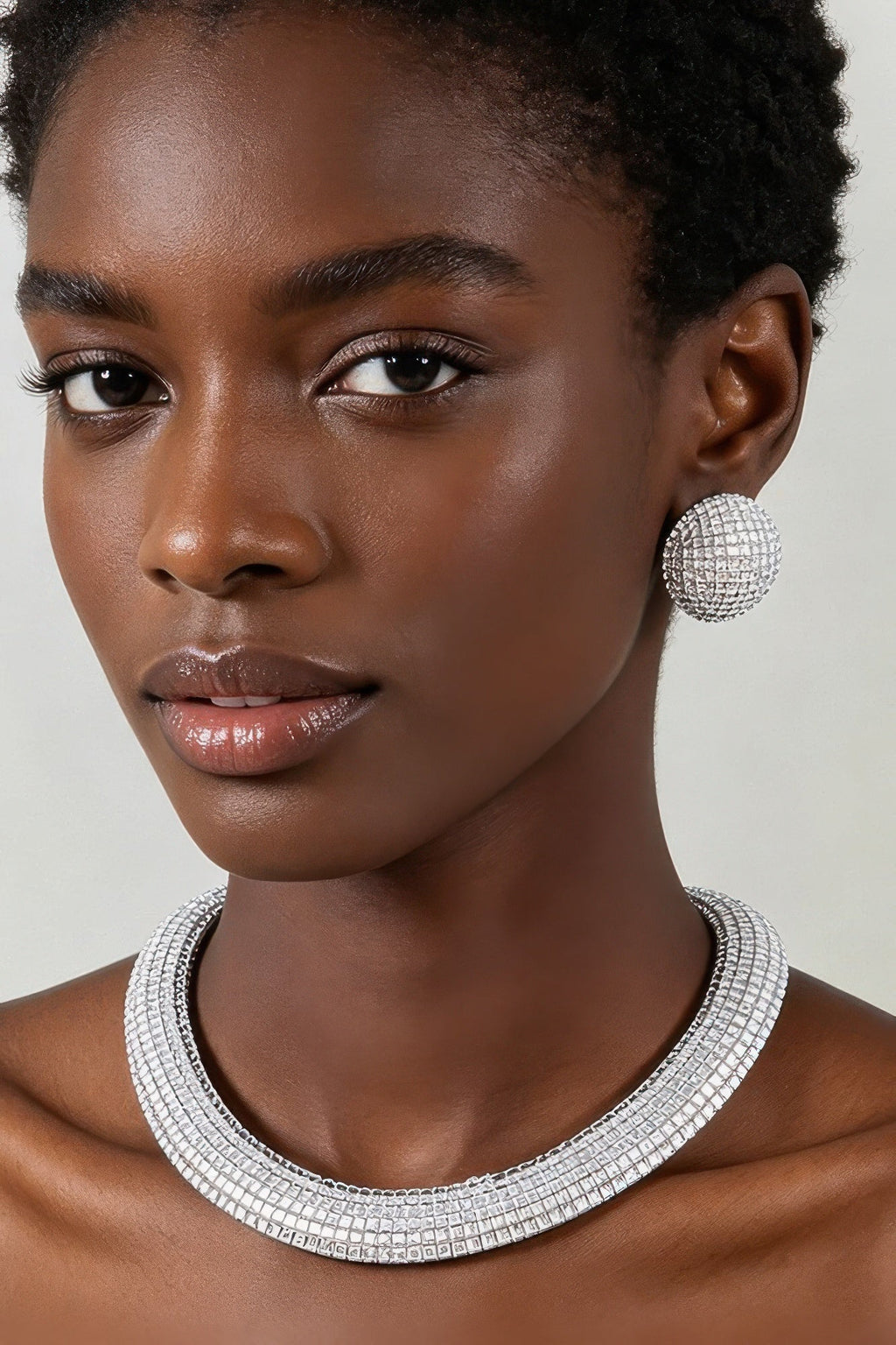 The Tribeca Disco Choker & Earring Set