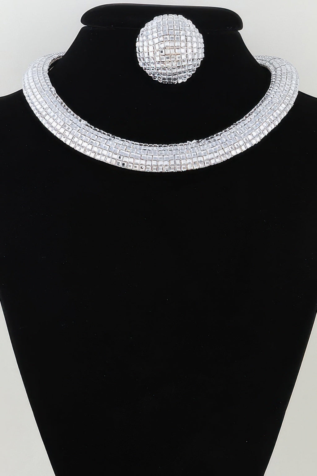 The Tribeca Disco Choker & Earring Set