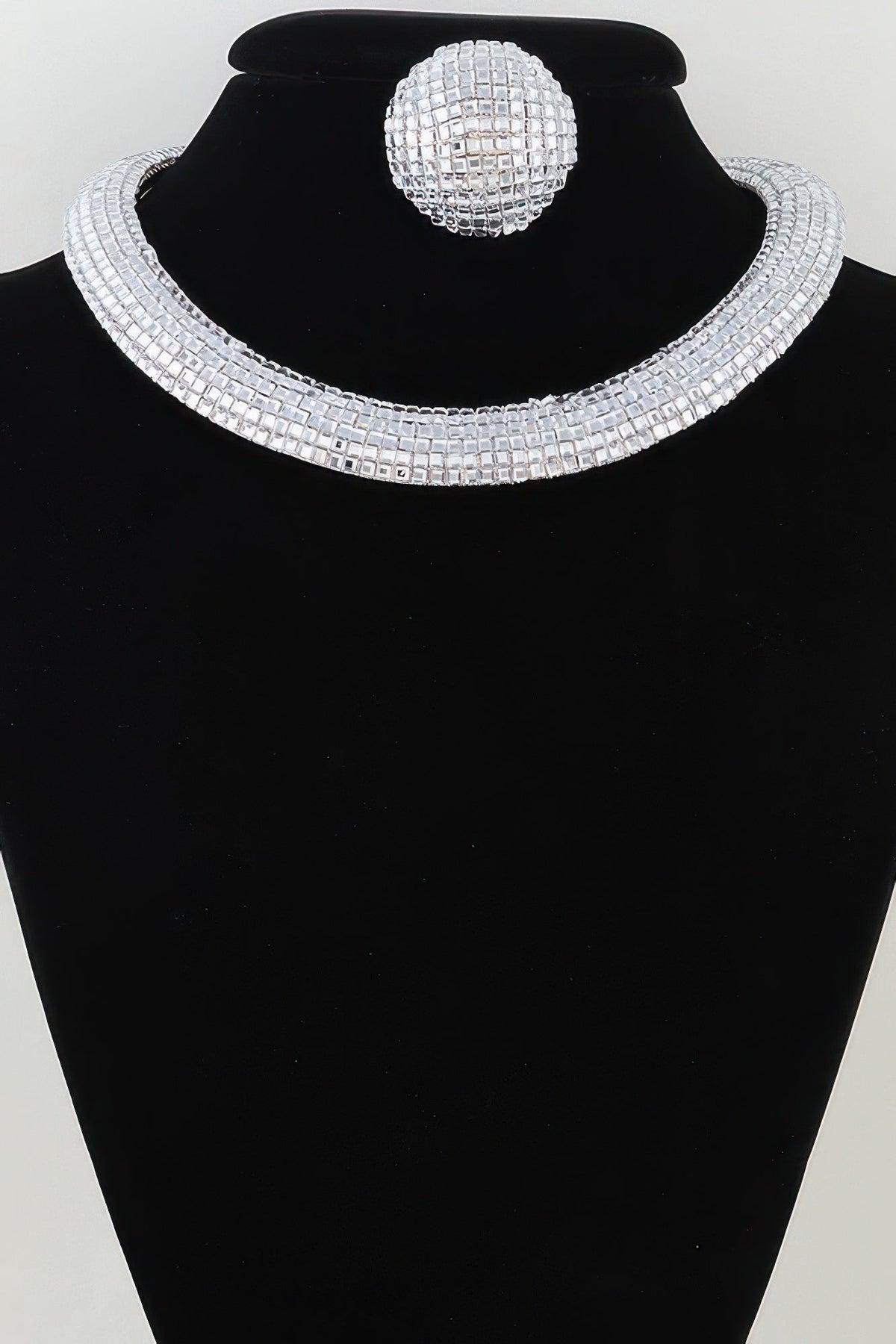 The Tribeca Disco Choker & Earring Set