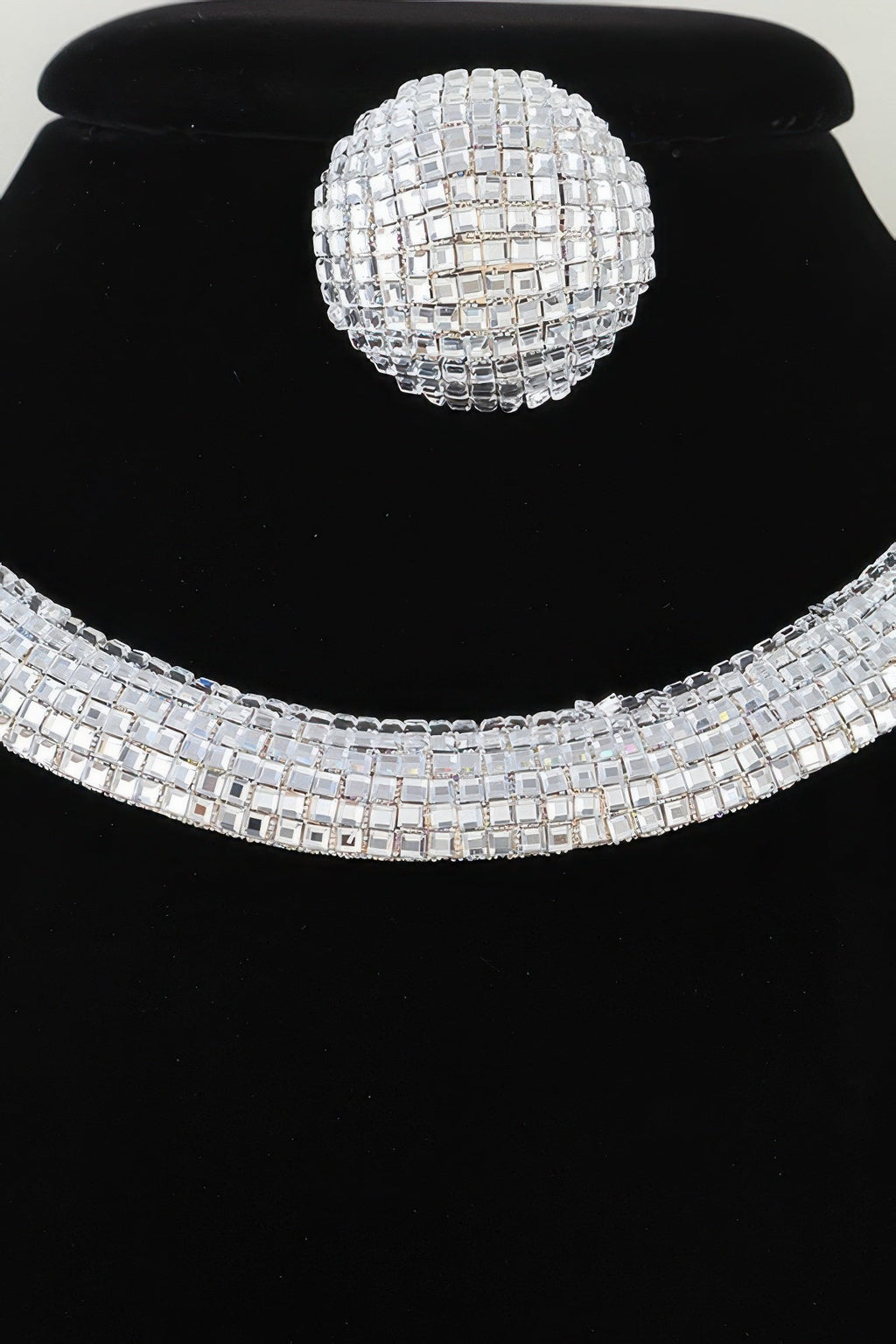 The Tribeca Disco Choker & Earring Set