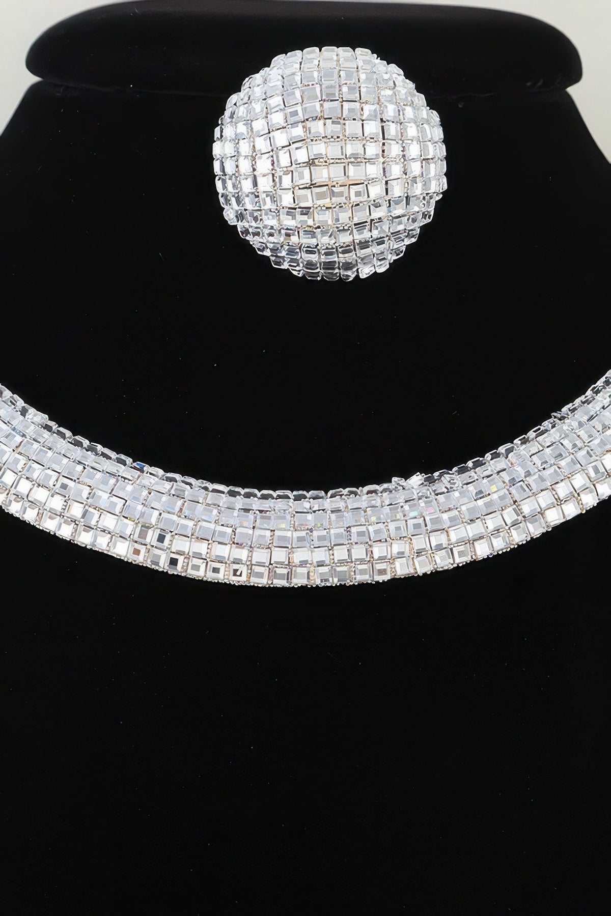 The Tribeca Disco Choker & Earring Set