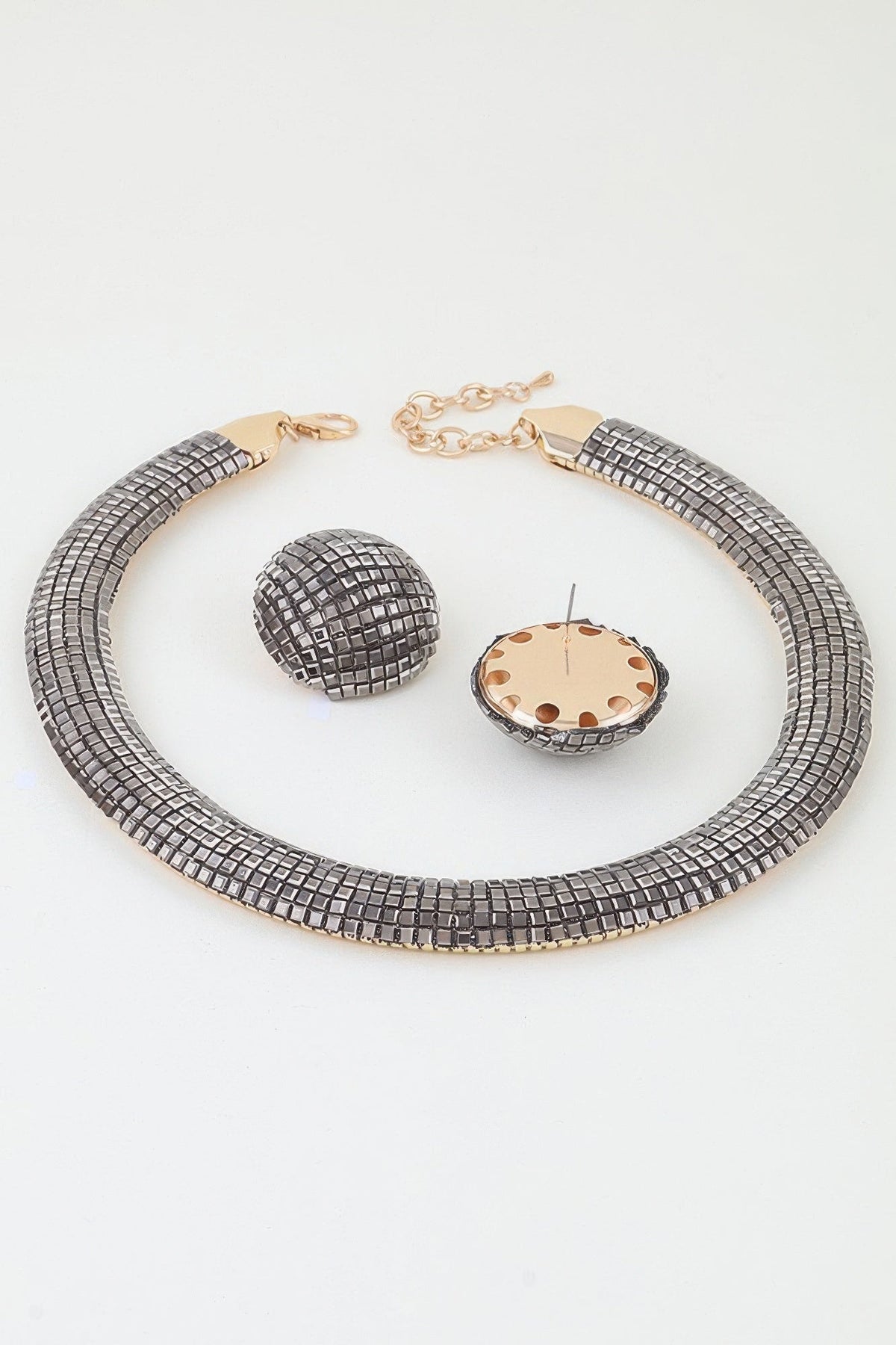 The Tribeca Disco Choker & Earring Set