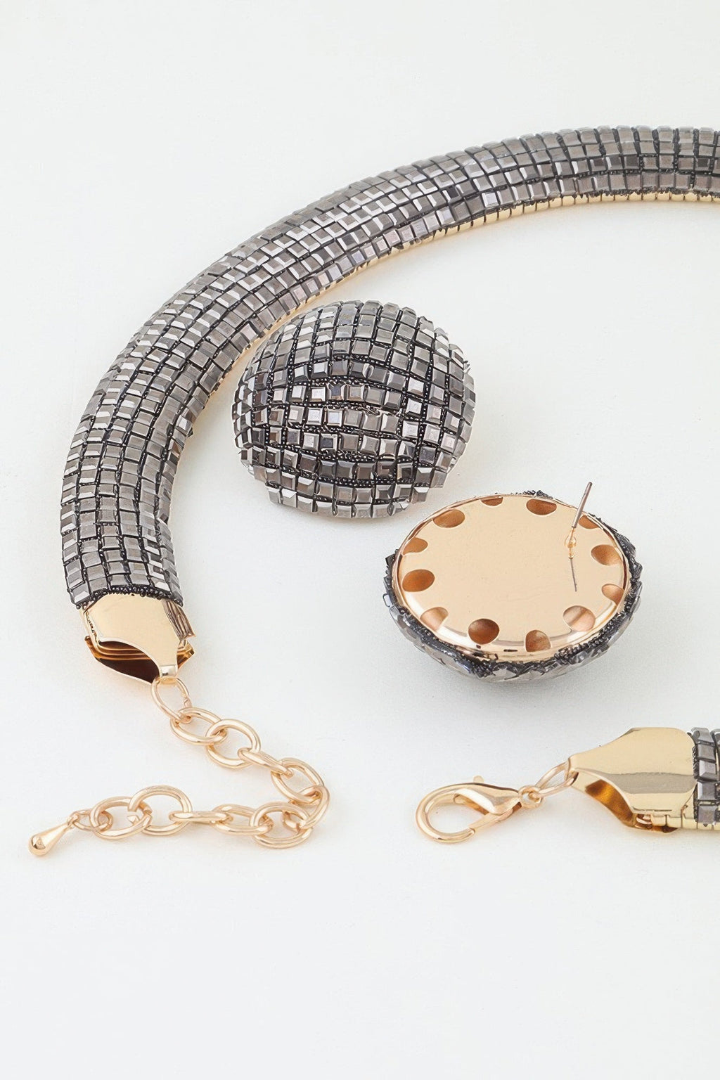 The Tribeca Disco Choker & Earring Set