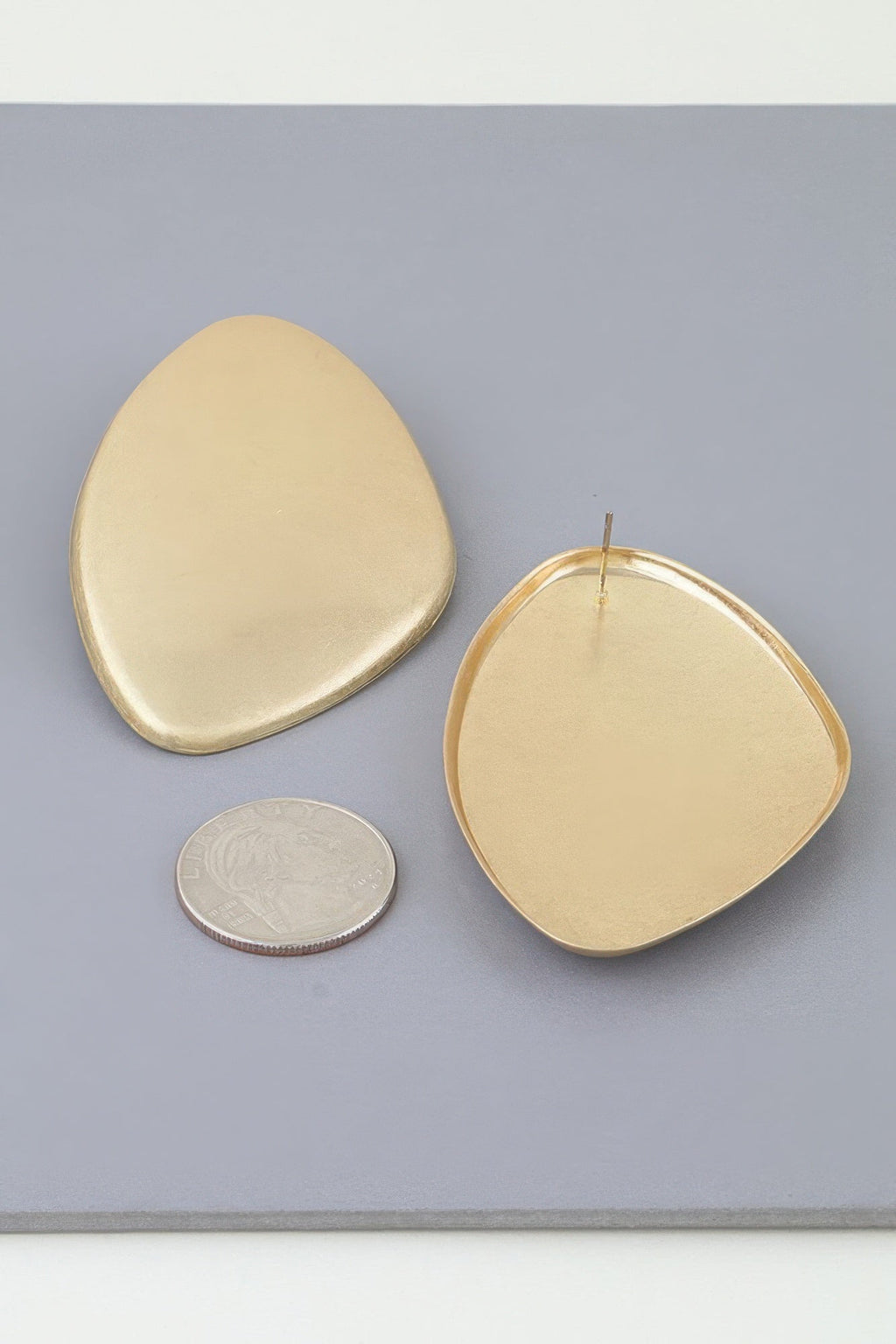 The Soho Matte Teardrop Drop Earrings