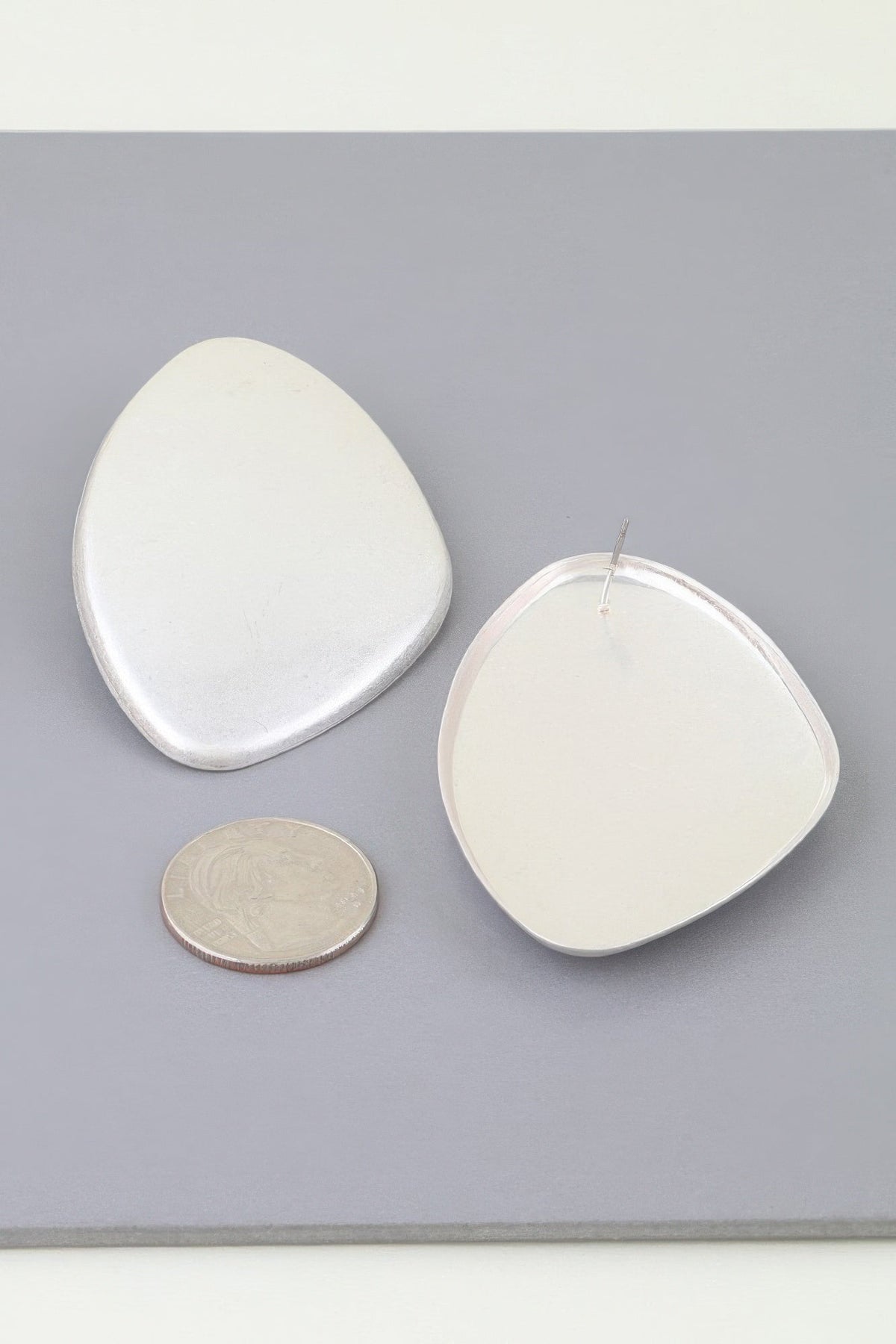 The Soho Matte Teardrop Drop Earrings