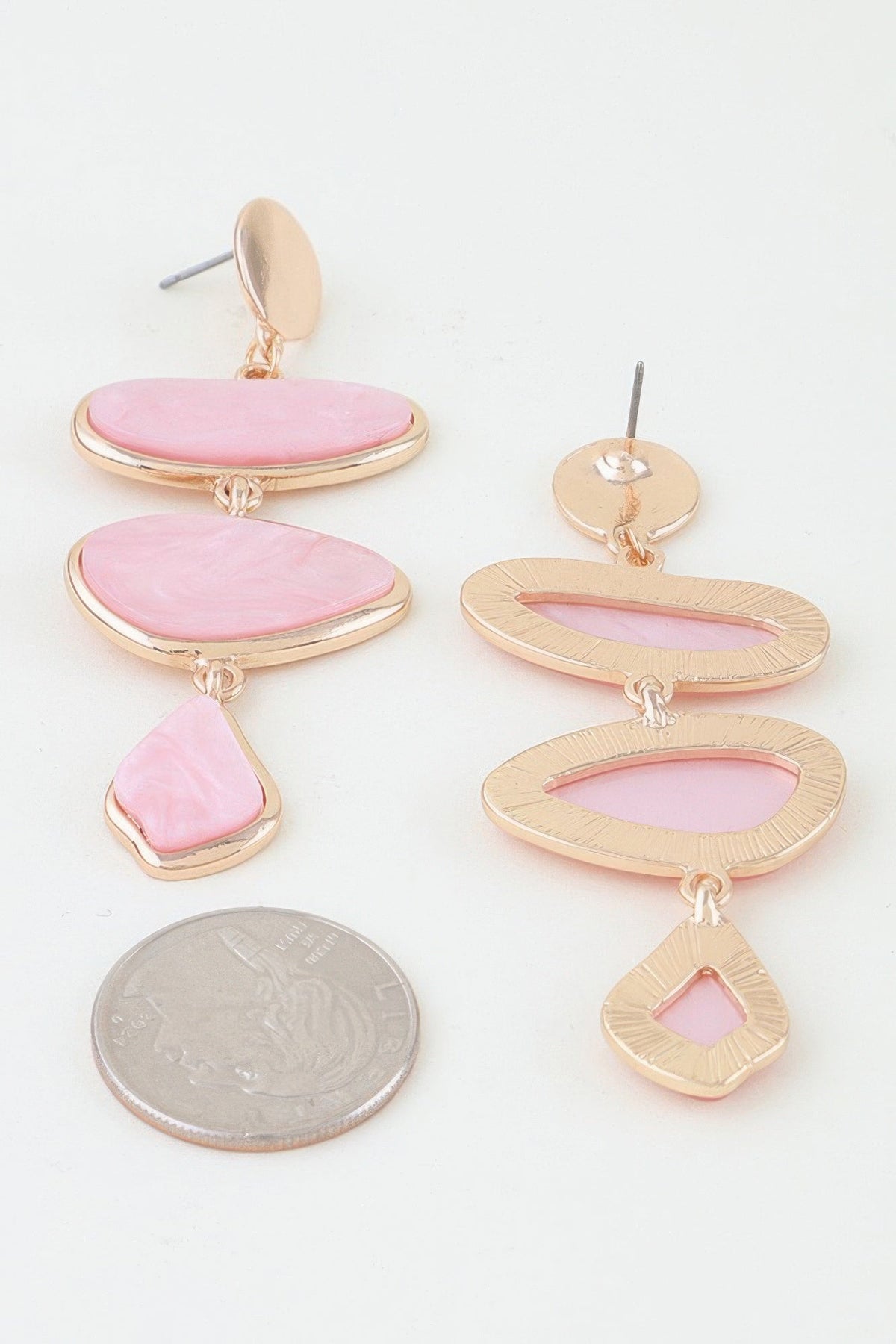 The Tribeca Cascading Marble Drop Earrings