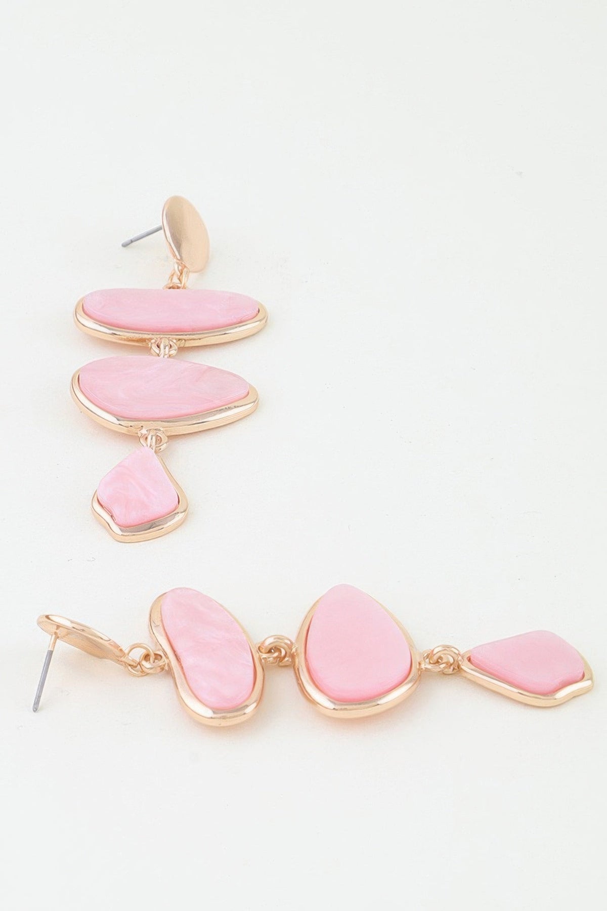 The Tribeca Cascading Marble Drop Earrings