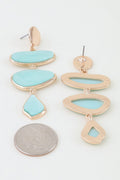 The Tribeca Cascading Marble Drop Earrings