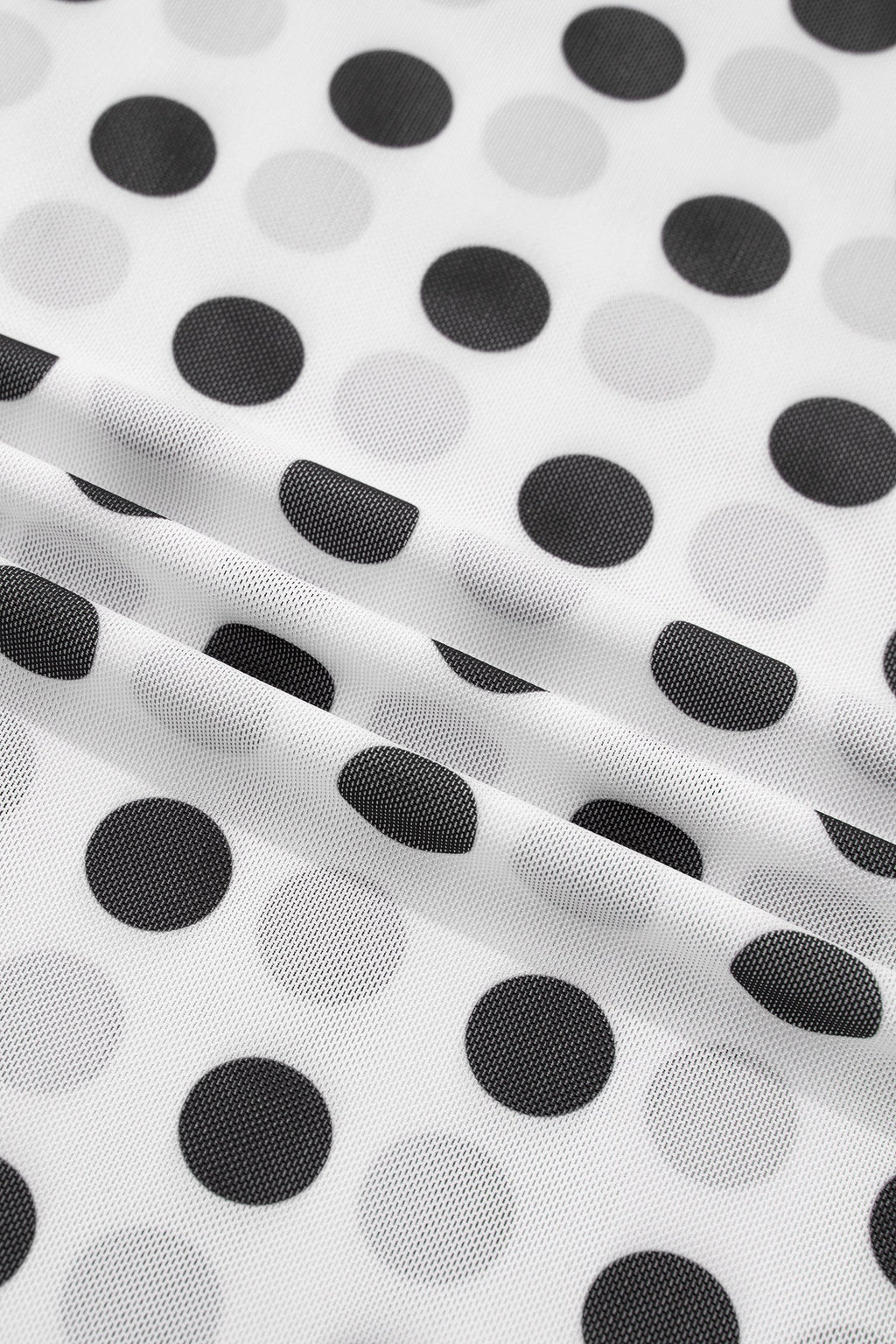 The Dot Social Sheer Mesh Top