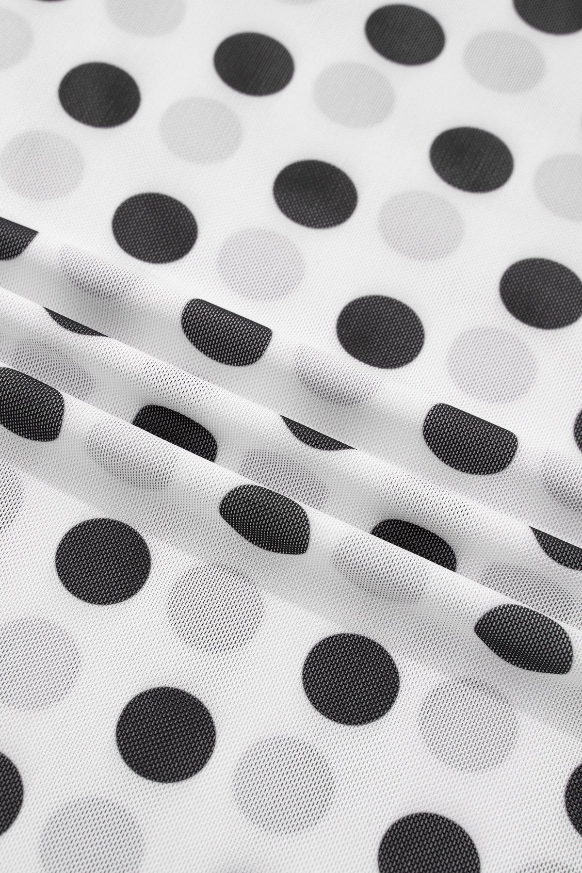 The Dot Social Sheer Mesh Top