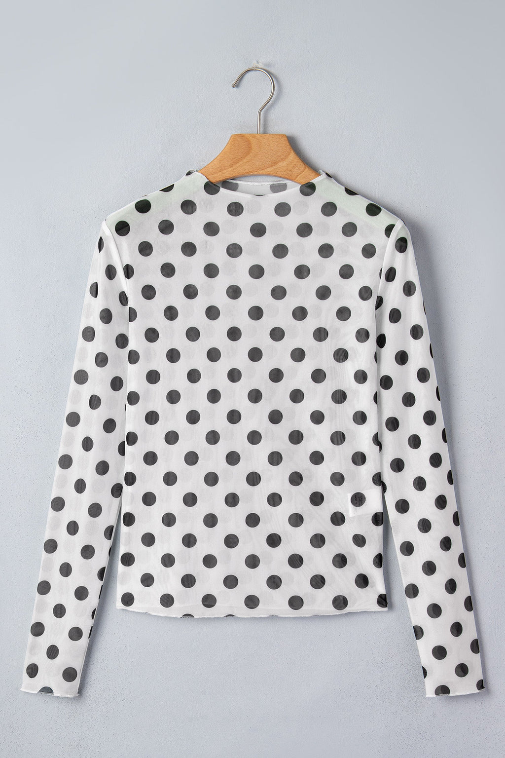 The Dot Social Sheer Mesh Top