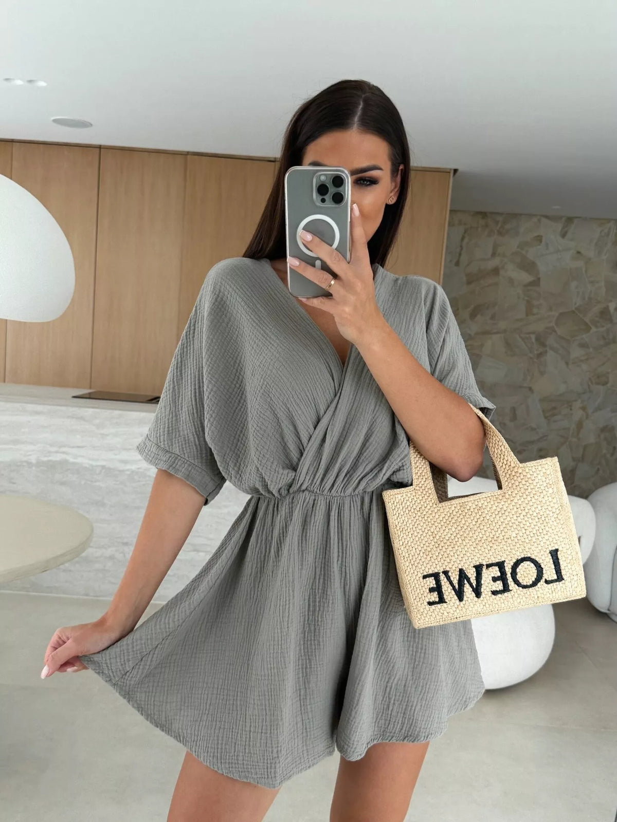 The Weekend Social Surplice Romper