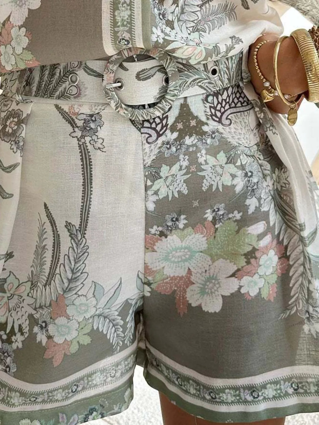 The Bloom Social Floral Shirt & Shorts Set