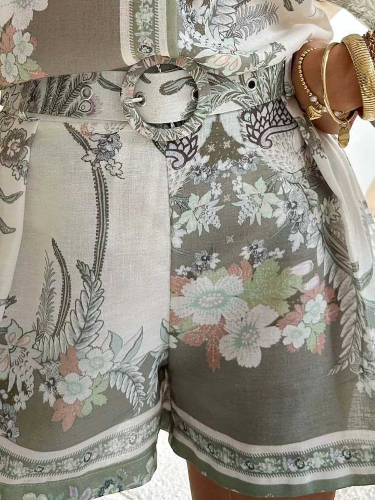 The Bloom Social Floral Shirt & Shorts Set