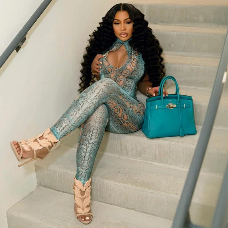 The Serpent Social Cutout Jumpsuit