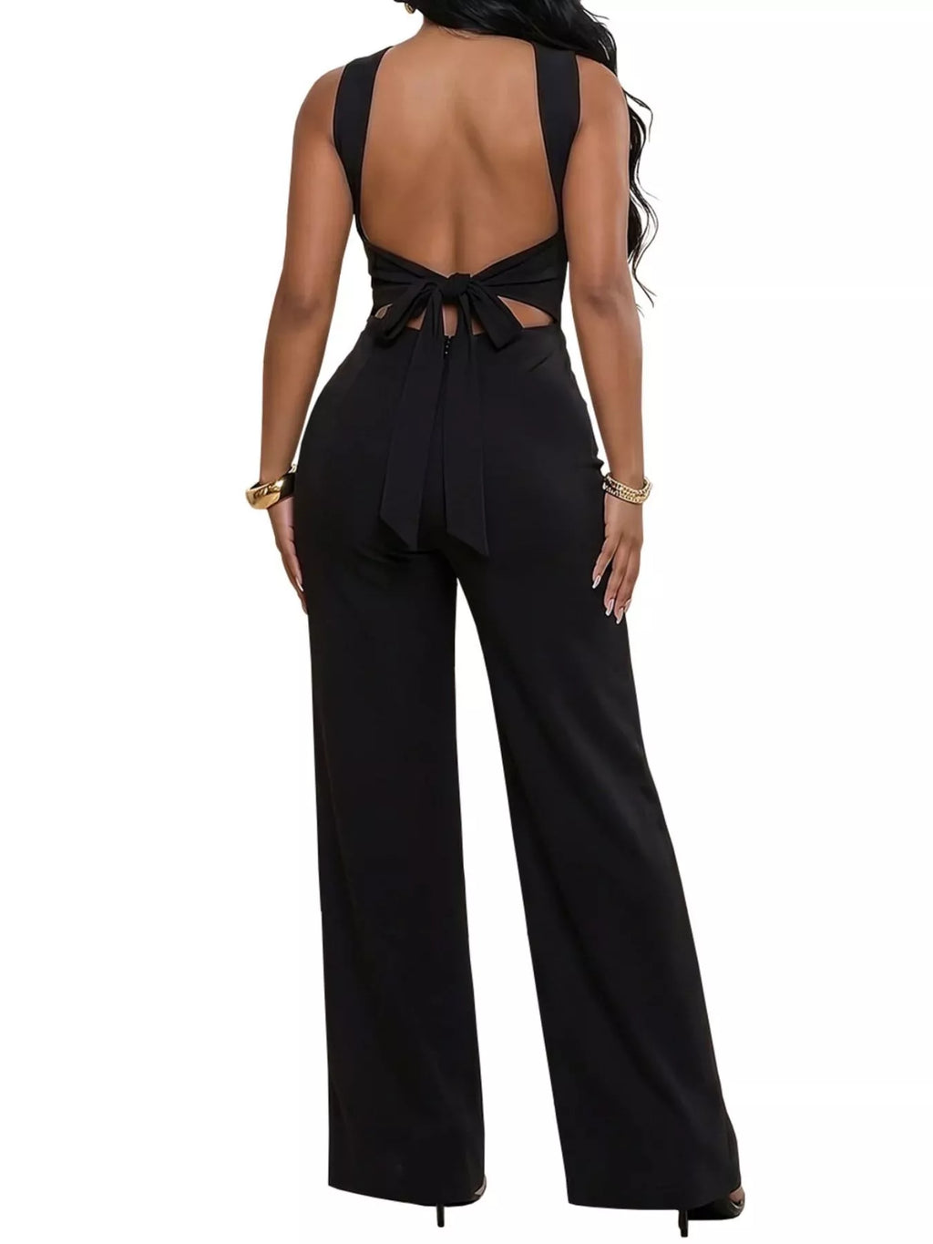 The Golden Hour Twist-Neck Pants Set